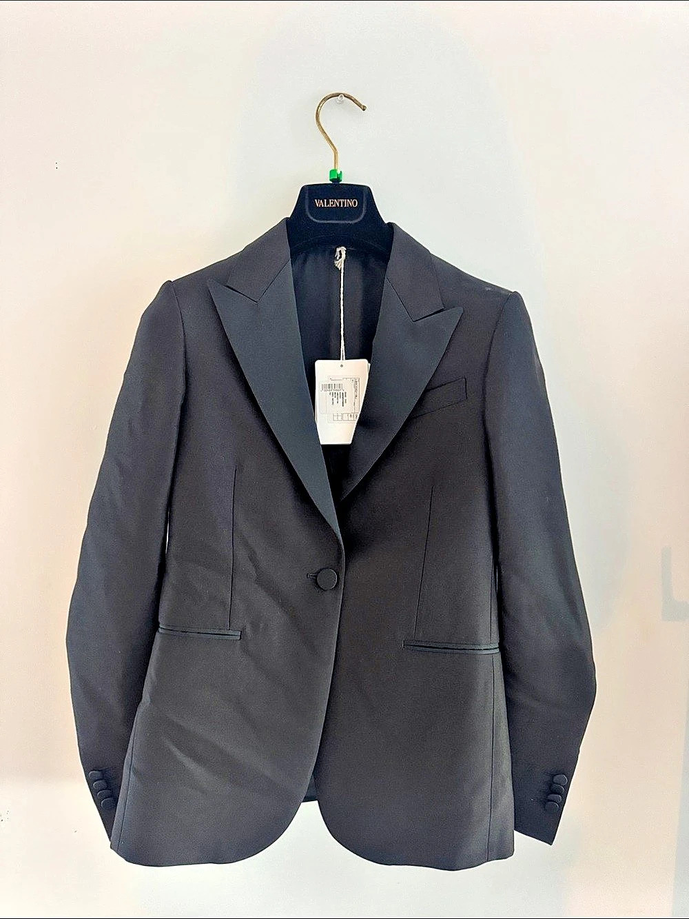 Valentino Black Blazer Size 40 NWT